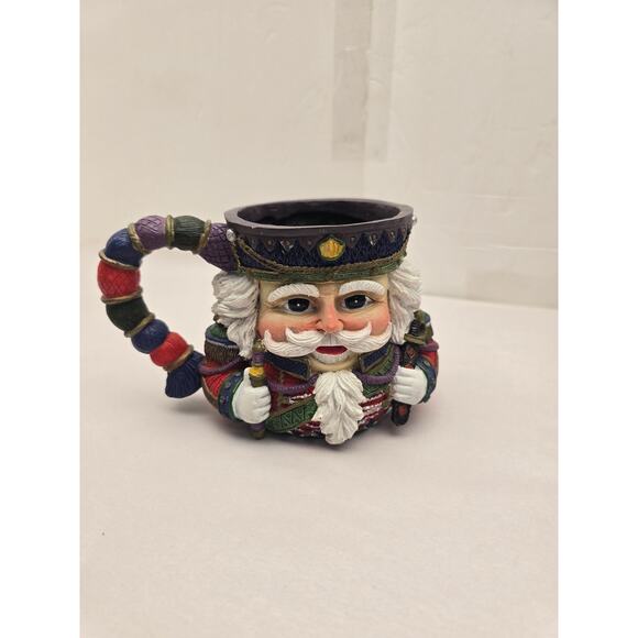 Beachcombers Intl Nutcracker Holiday Mug Vintage Figural Handle Collectible - Picture 1 of 7